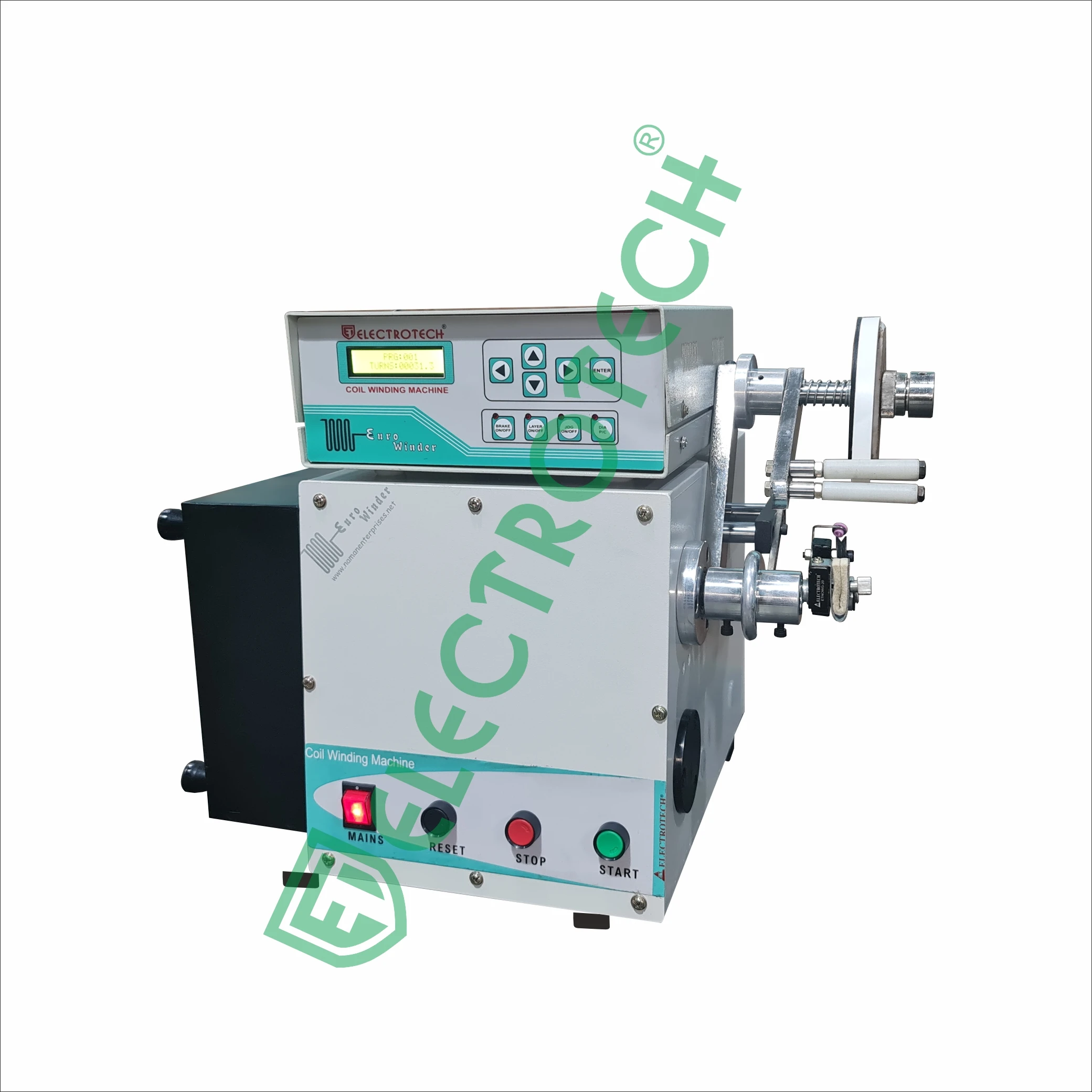 Single Spindle CNC Coil Winding Machine With Tape Attachment For SMPS Coils
