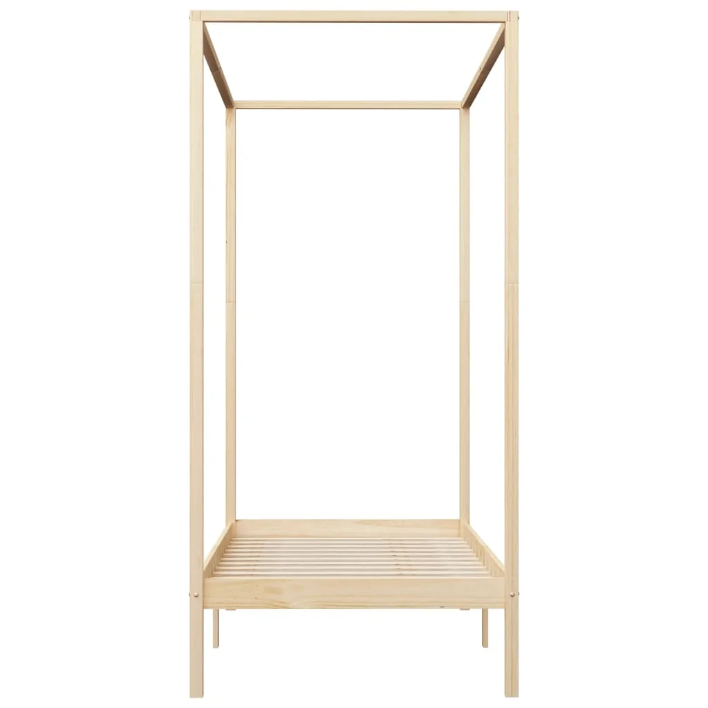 Modern Bedroom Wooden Curtain Bed Frame Cozy Decorative Durable Custom Packing or Standard Price in Vietnam