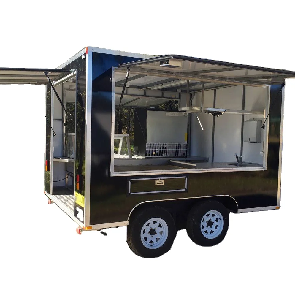 BBQ Food Truck Cart Pizza Burger Ice Cream Coffee Custom Food-truck Van Manufacture for Sale in Usa Turkey Trailer