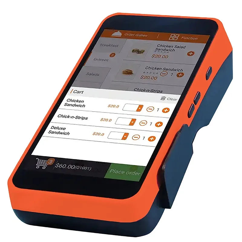 mini Mobile Handheld Android POS system terminal manufactures Touch Screen pos with printer payment machine