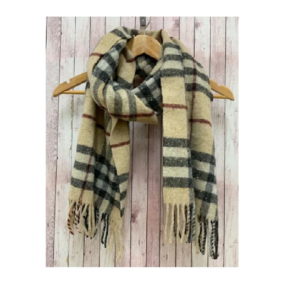 Японские шерстяные шифоновые шали с принтом головы женские шарфы глушители