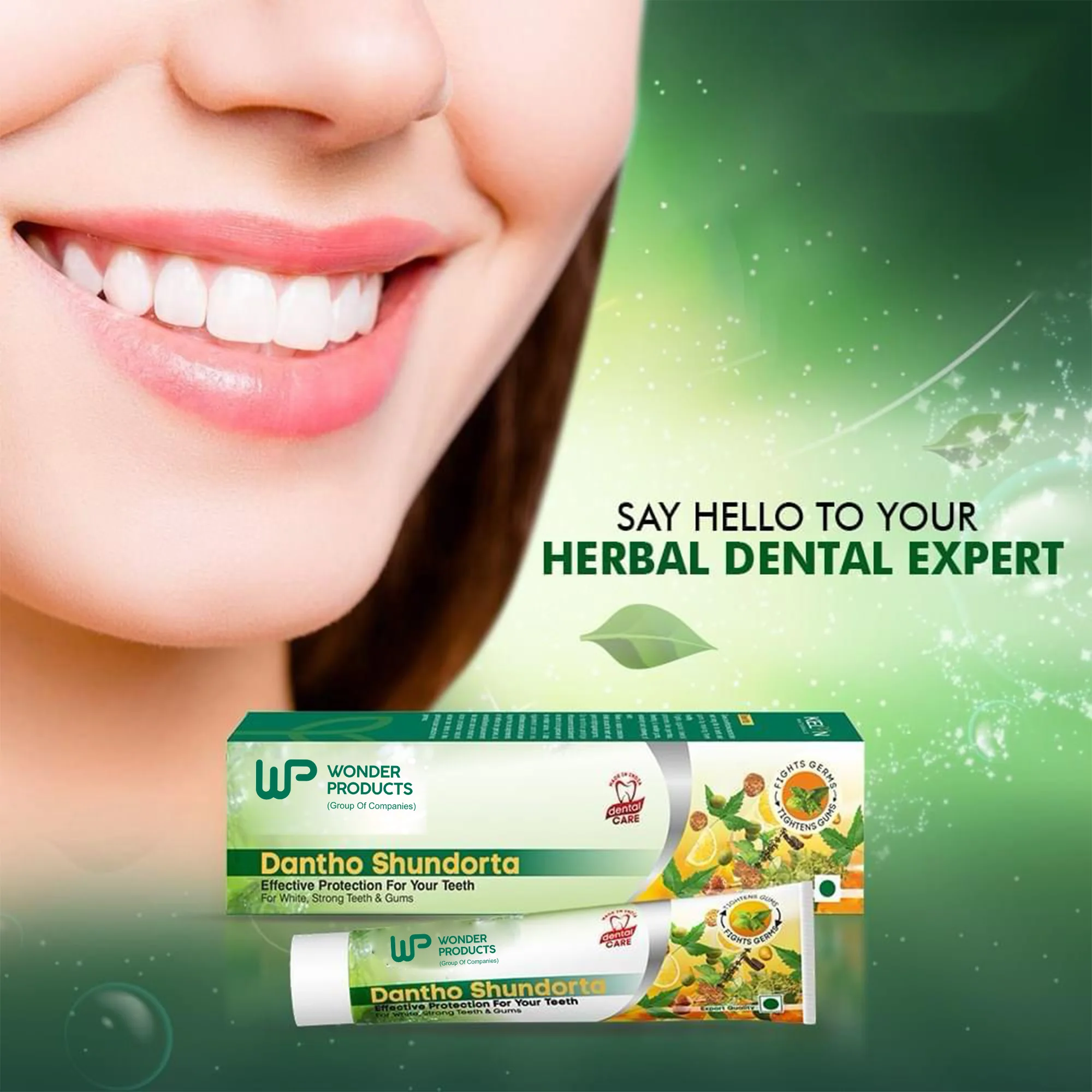 Premium Grade Herbal Toothpaste 100 GM Pack Customized Logo Available Herbal Toothpaste For oral care Sale By Exporters