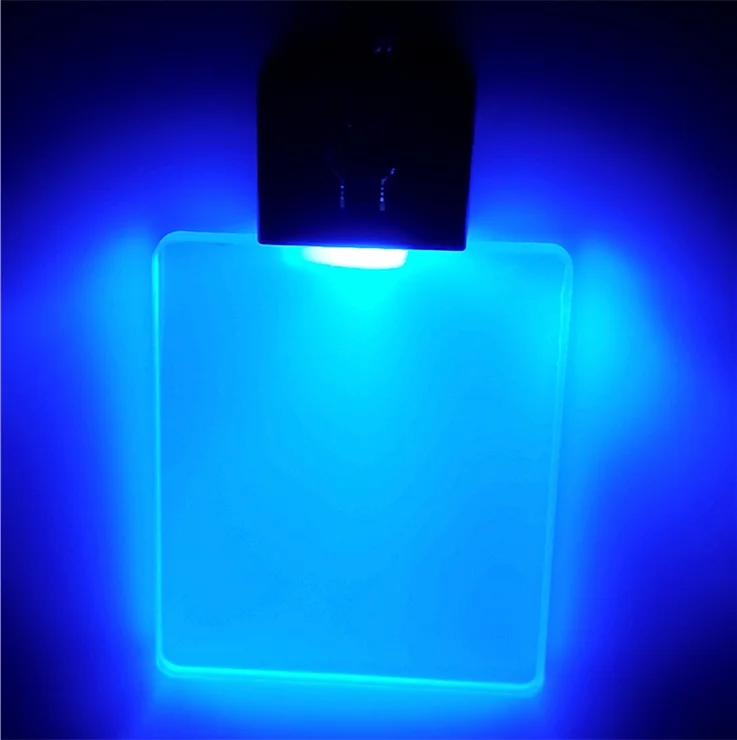 Keychain Engrave 3D keychain Decoration Led Key Chain Portable 3d keychainNight Light Creative Gifts