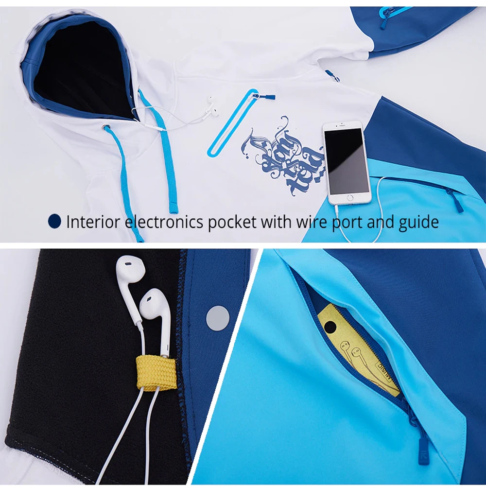 Top Quality Wholesale softshell tall ski snowboarding Hoodies Oversized Snowboarding Jacket 10k Waterproof Fabric