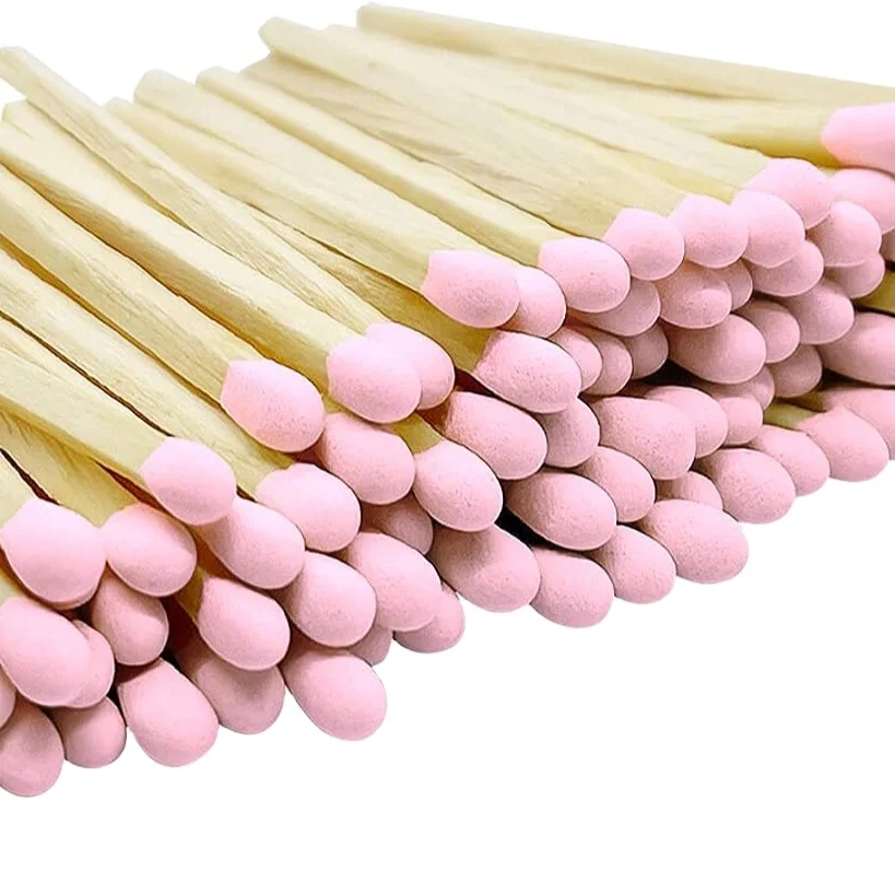 Best quality posh blaze sure strike wooden safety matches with different color heads 4 inch splint size for ghana importers