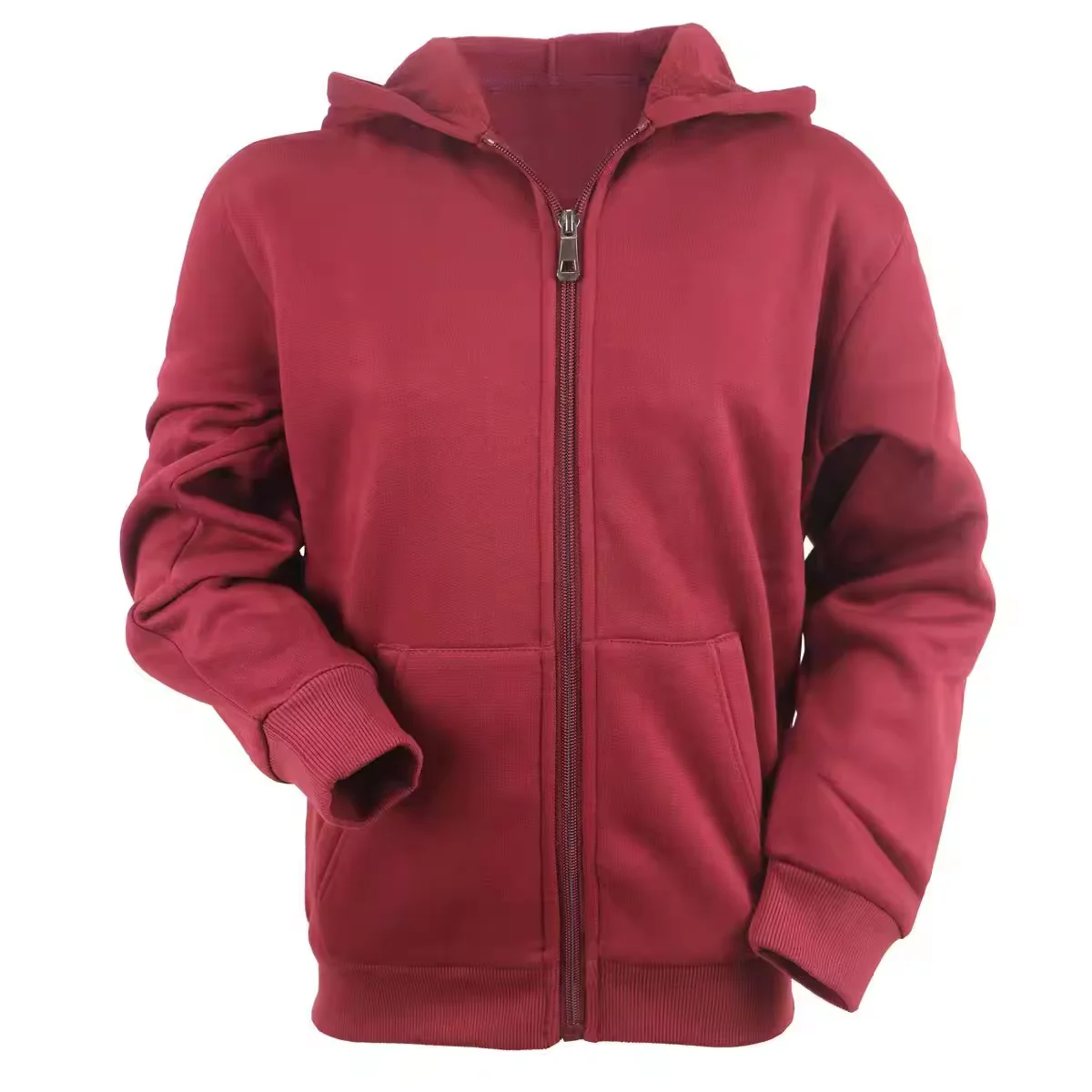 Mens Vintage Washed Hoodies Heavyweight Cotton Acid Washed Zip Up Hoodies 3D Puff Printing Zipper Hoodie