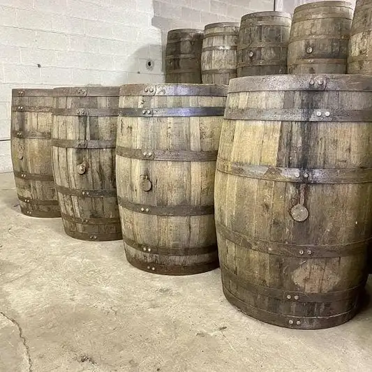 Wholesale Price Factory Type Used Oak Bourbon Barrels For Hot Sales  Available for Export