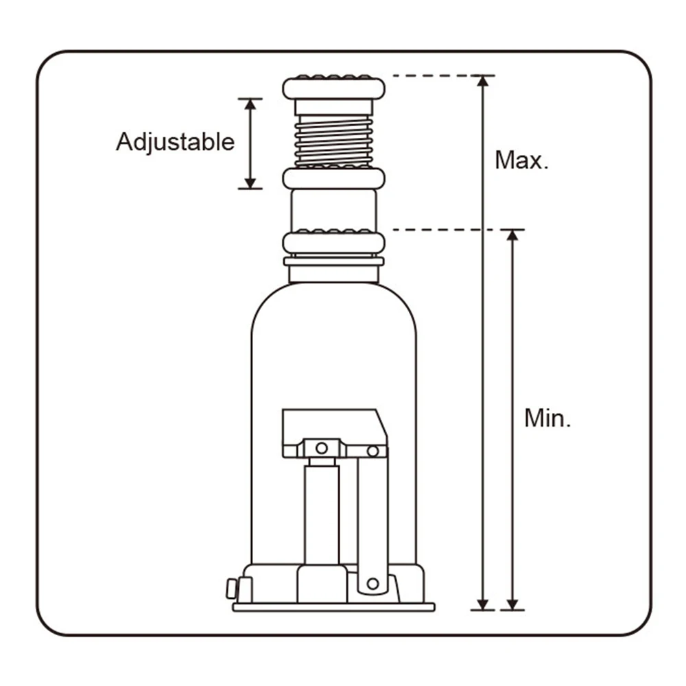 KING TONY 12.3kg Metal Efficient Hydraulic Jacks Industrial and Commercial 9TY112-32A-B
