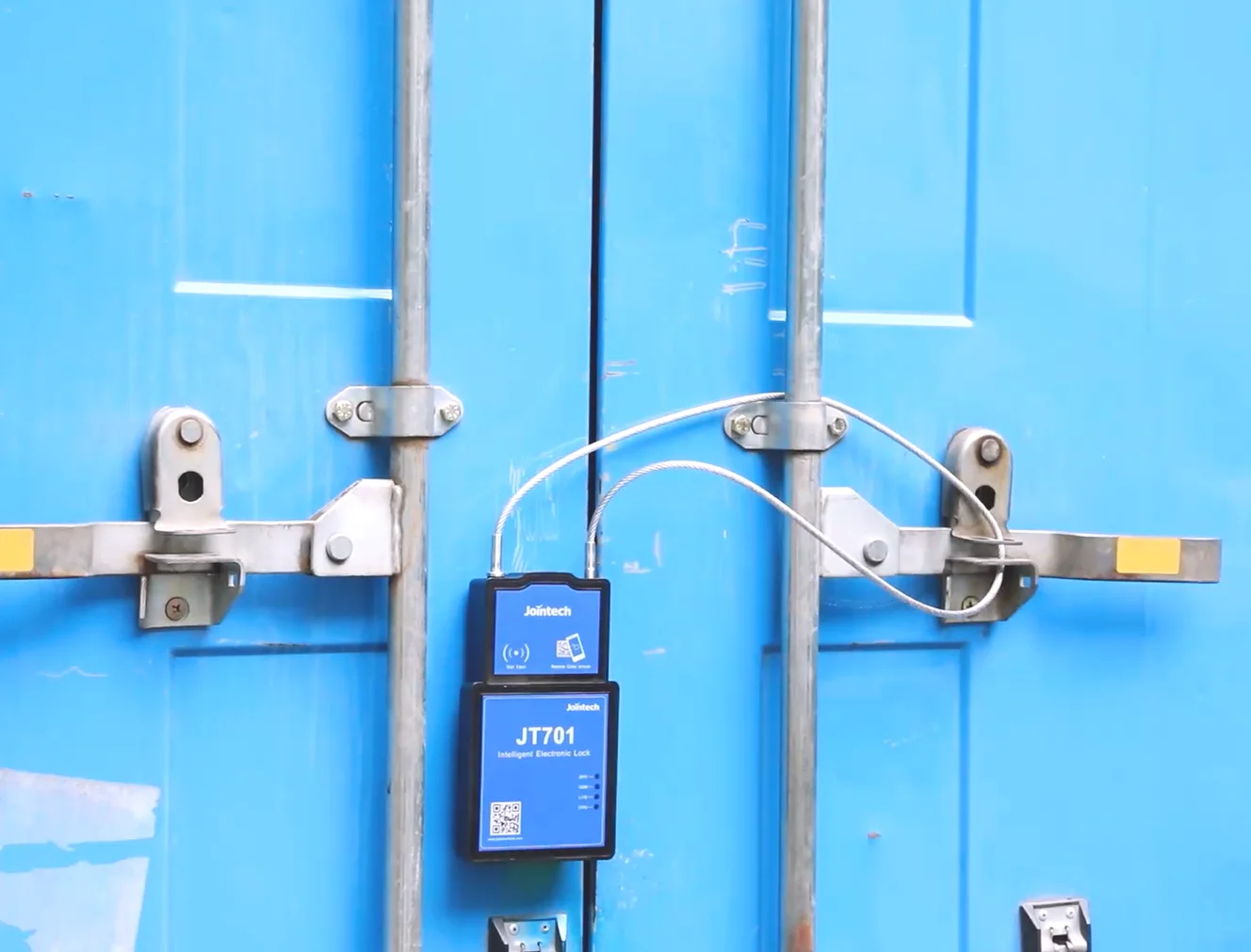 Jointech Jt701 Gps Device 4G Long Cables Can Van Track  Gps Tracking Container Padlock With Alarm