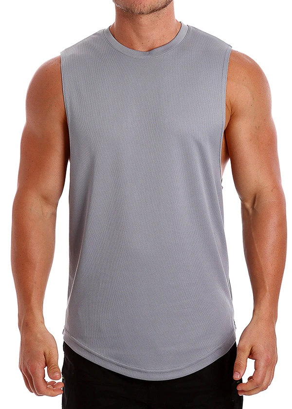 Quick dry workout Men Gym Singlet Tank Tops best design custom color and size breathable tank tops sleeveless customized