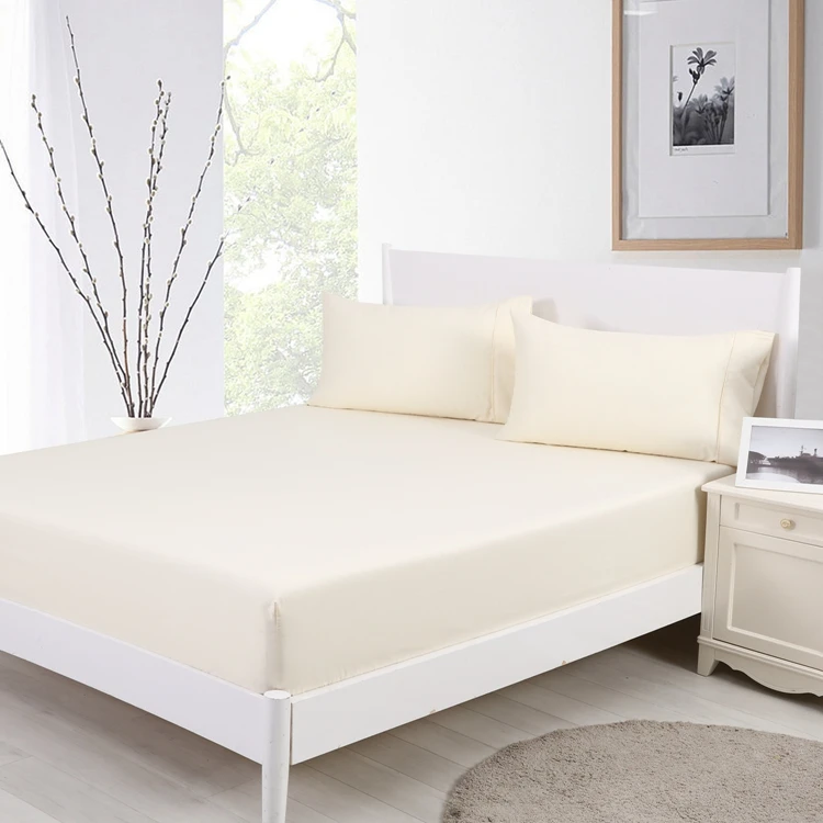 Wholesale Customize Color 40cm Deep Pocket Elastic Cool max Bed Sheets Fitted Set Customize Size For Home Use