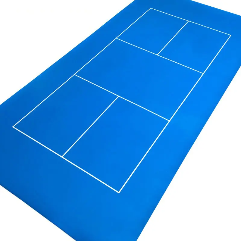 3D PRINT pickleroll one big single roll 30ft x 60ft portable npvc sports floor for pickleball courts