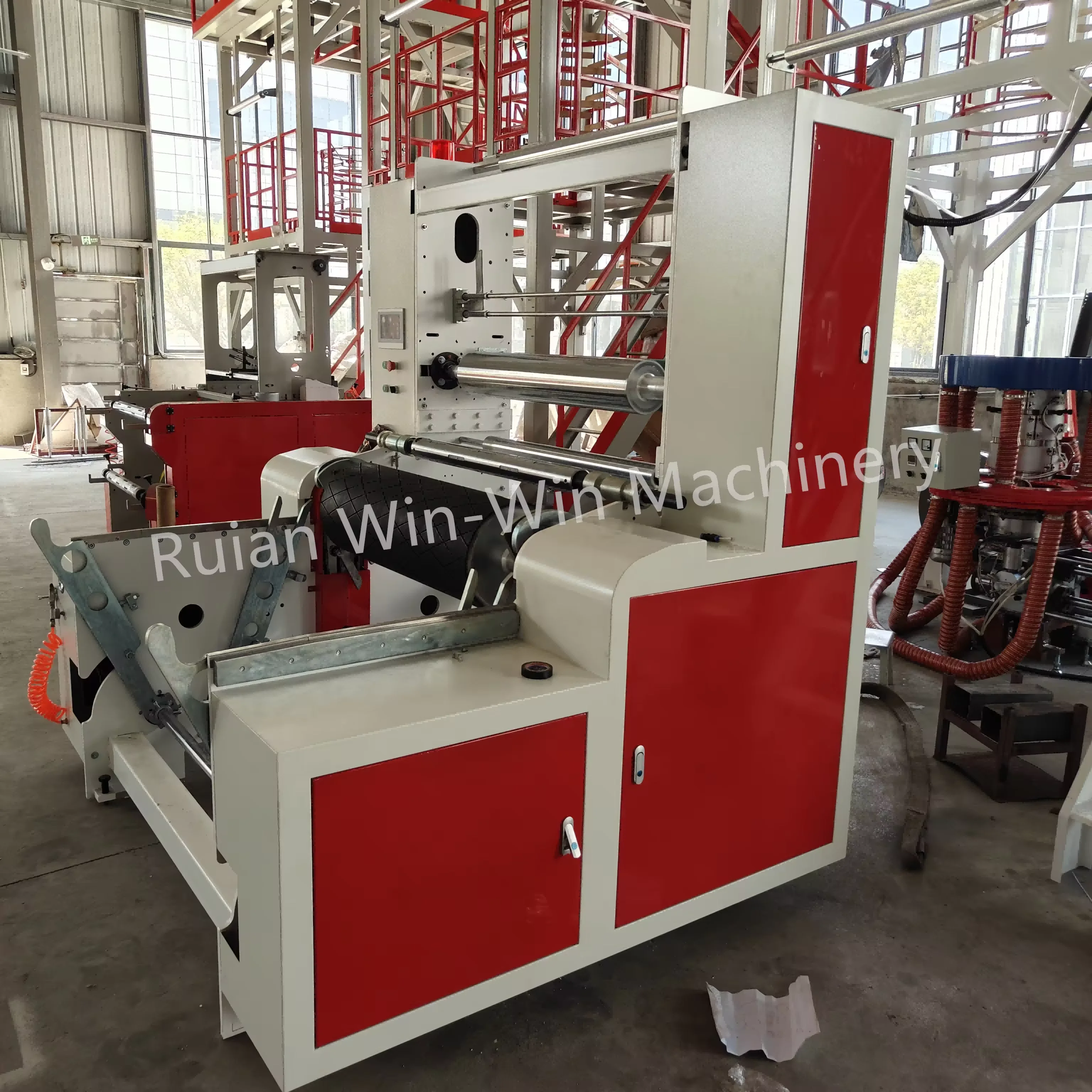 GY75/1400 High speed automatic rewinding HDPE LDPE PE Plastic Film Blowing Machine