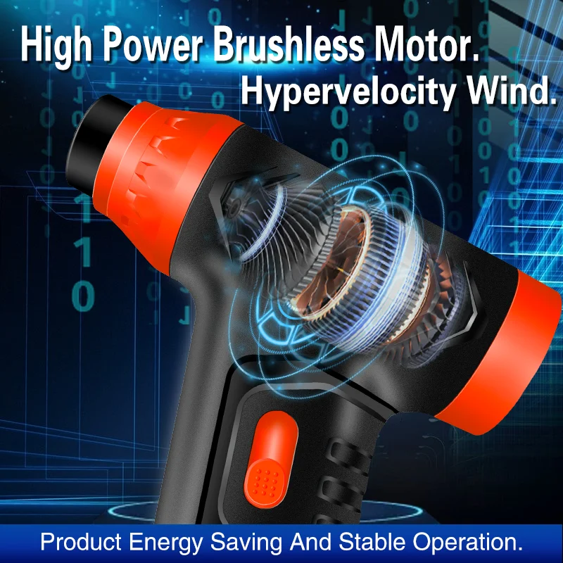 X3 Violent Blower Mini Turbo Jet Fan Handheld 3nd Generation Brushless Motor 140000 RPM Wind Speed 60m/s Duct Fans