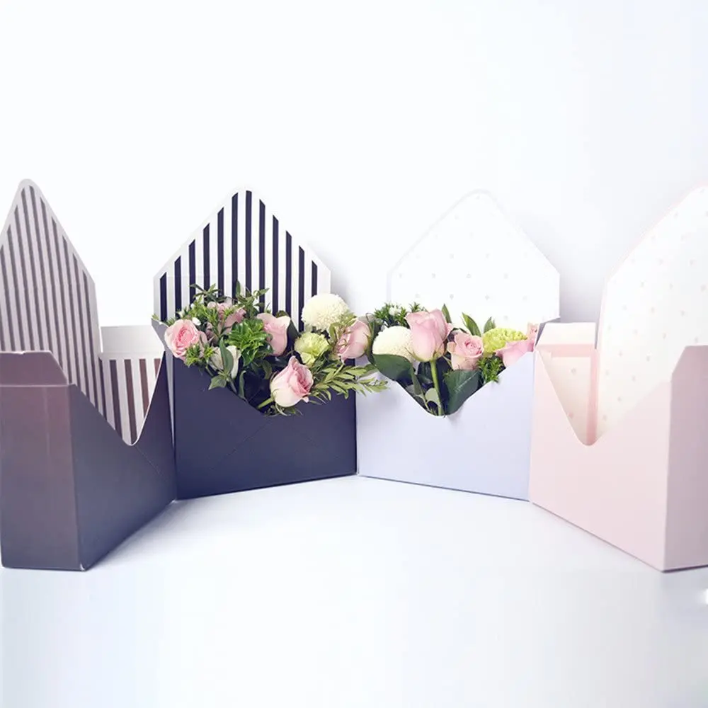 TH CB-024 Italia Latest Design Florist Bouquet Packaging Gift Box Envelop Carton Paper Boxes