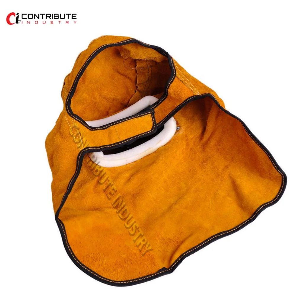 Leather Welding skull hat welding safety skull hat Welders Apparel