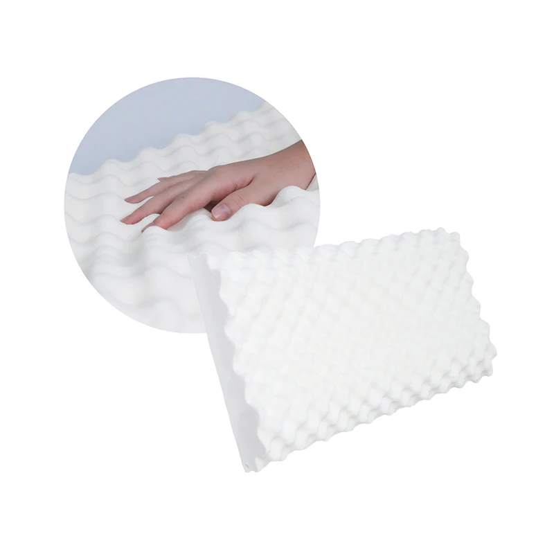 High Durability Tension Tamer Contour Latex Pillow 58cm x 34cm x 12cm Suitable for Hotel Supplies Bulk Buy