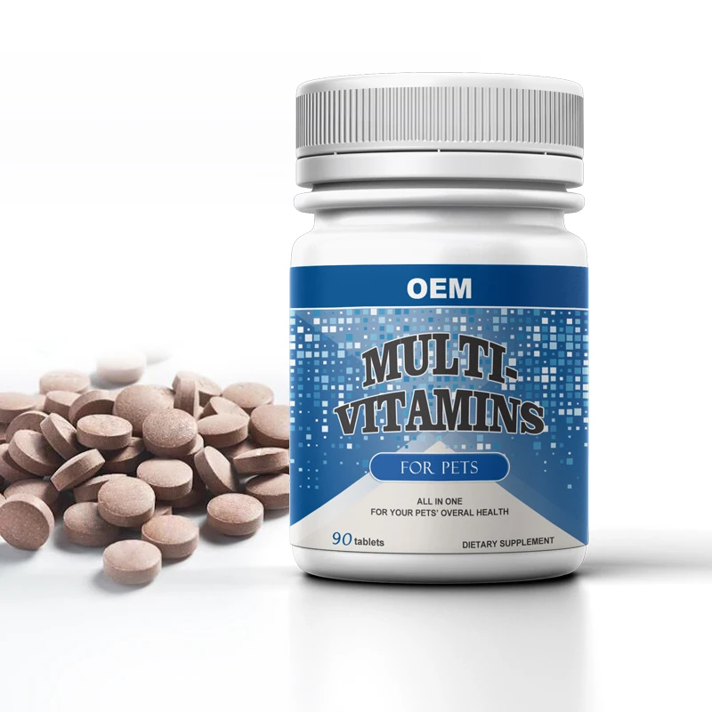 OEM ODM Pet Nutritional Supplements Multivitamin mineral Veterinary Vitamins Tablets For Dog And Cat