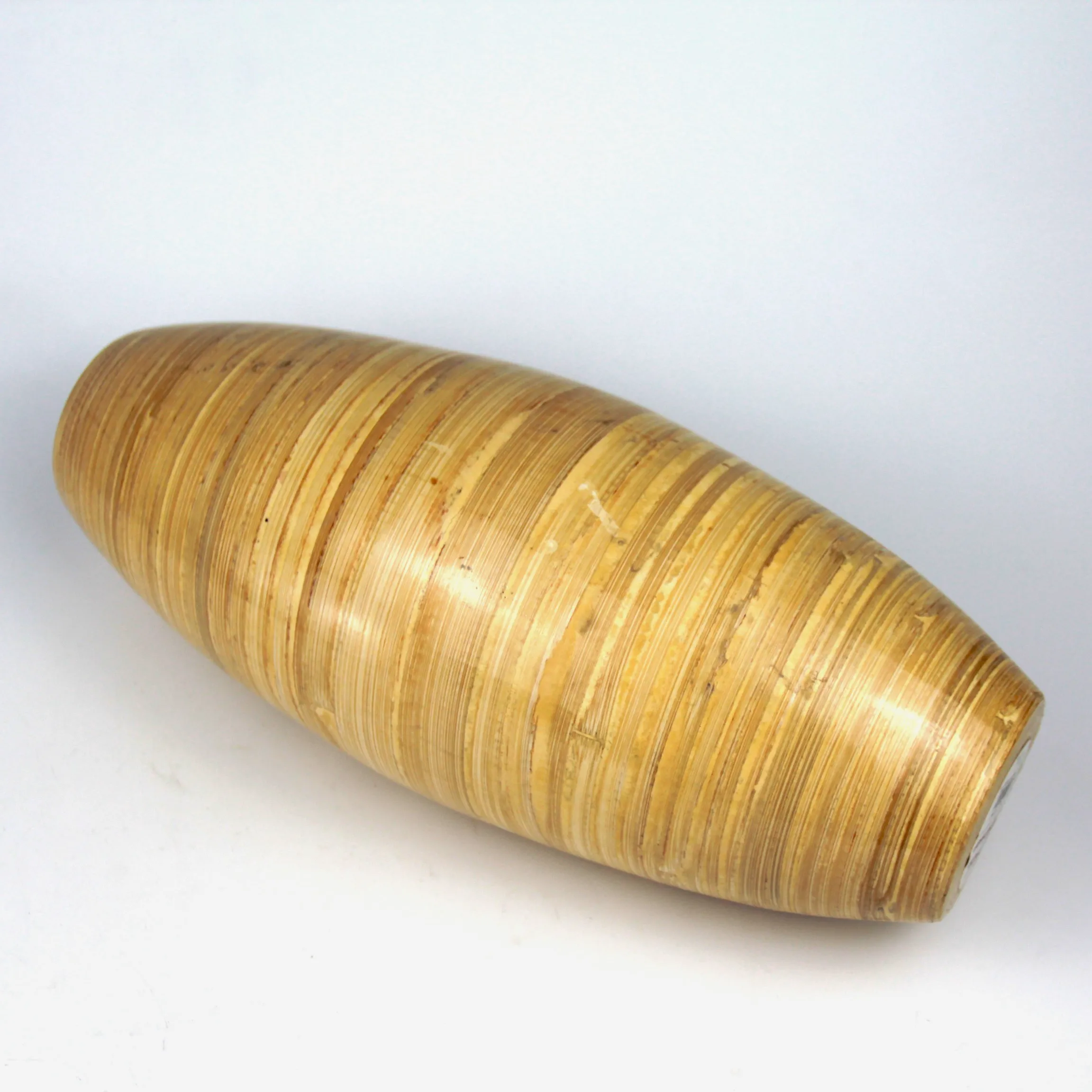 Vietnam Hot Design Sustainable Bamboo Natural Handcrafted Tall Bottle Shape Floor Vase for Silk Plants Flowers Filler Decor