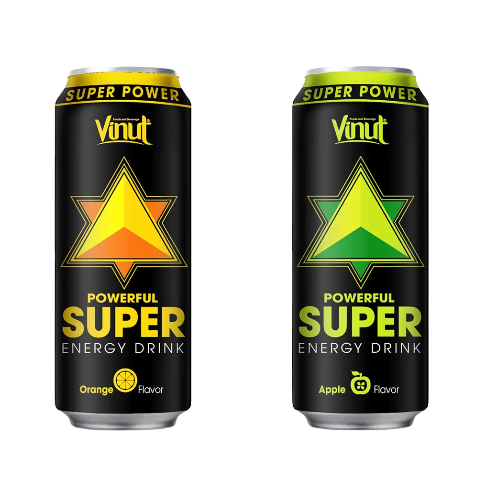 Мощный витаминный энергетический напиток 500 мл консервированный фруктовый сок со вкусом Non GMO высокого креатина производство Viet Nam Private Label