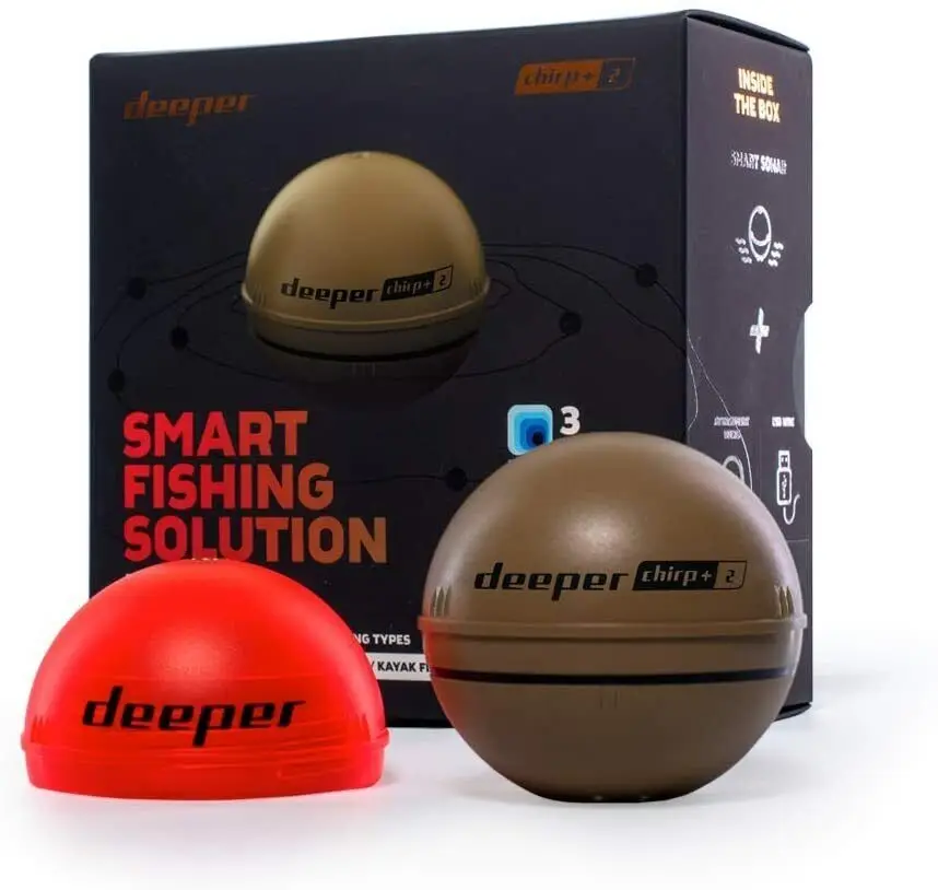 Оригинальный более глубокий Chirp + 2 смарт-гидролокатор для эхолота со встроенным