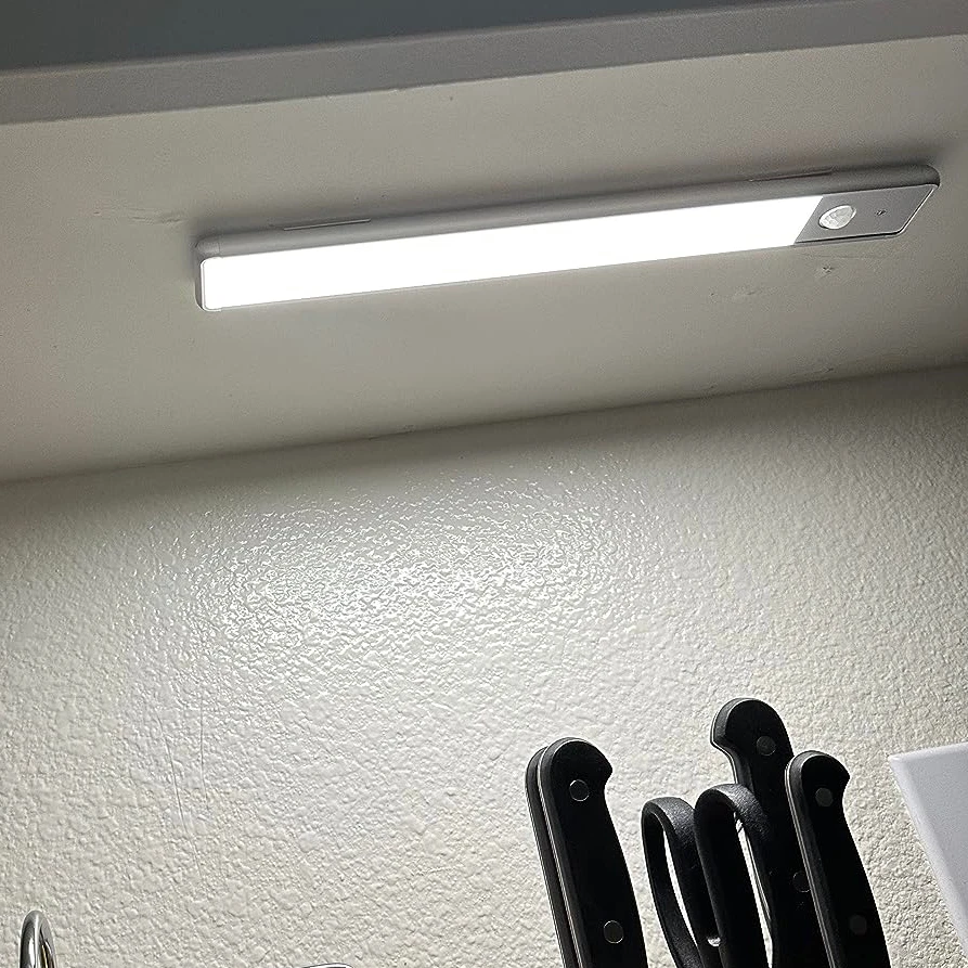 Human Body Induction Lamp Dimmable Led Under Cabinet Lights Indoor Battery Powered Motion Sensor Wireless Led closet Light