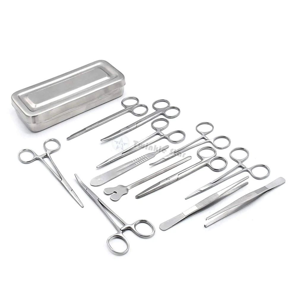 Basic Laparotomy Set of 83 Pcs Surgical Instruments Abdominal Surgery Set Dull Years 1 Sets Manual