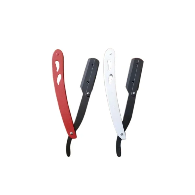 Professional Antique Straight Razor Best Stainless Steel Straight Edge Razor Custom Logo Barber Shop Shaving Hair Removal