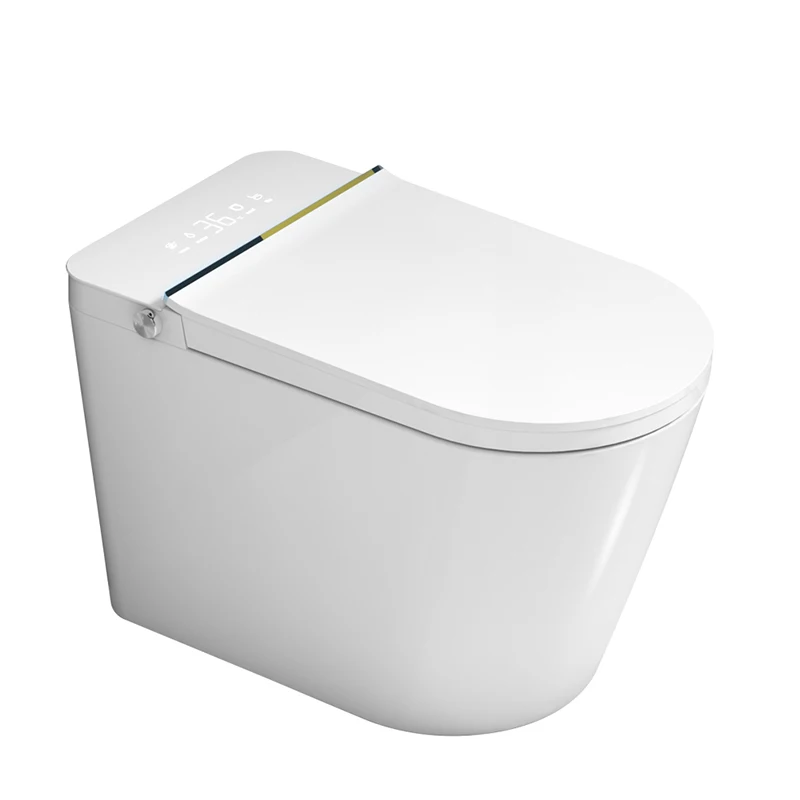 2023 китайский современный белый керамический Прочный Туалет для ванной комнаты Роскошный автоматический умный туалет