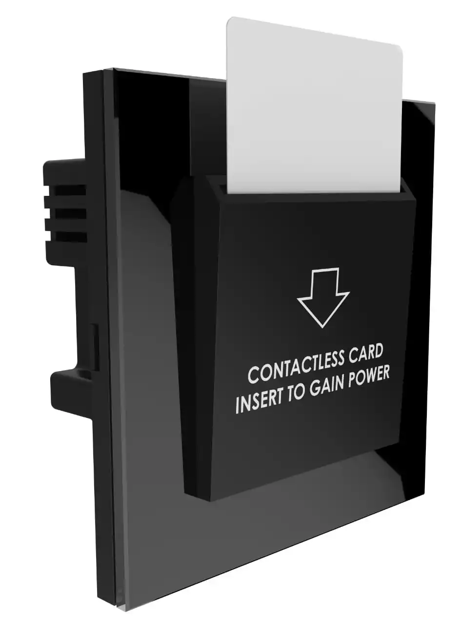 Energy Saving switch Fox Domotics  RFID MIFARE key card envelop  Hotel energy saving switch hotel Apartment energy saving switch
