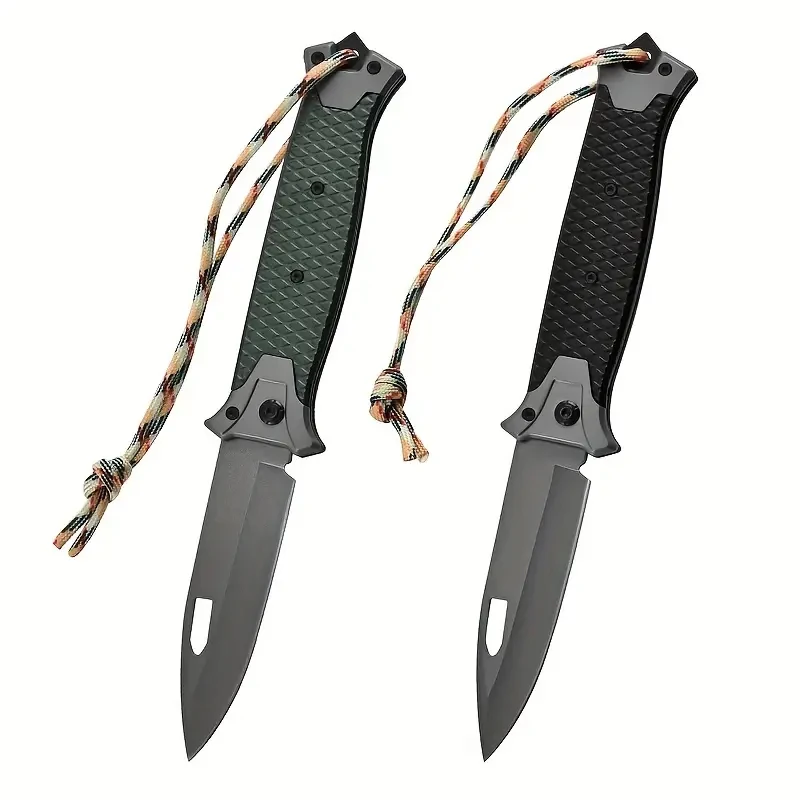 Black Coating Aluminum Handle Folding Pocket Knife Tactical Combat with Magnacut Wharncliffe Blade Pocket Knife Folding