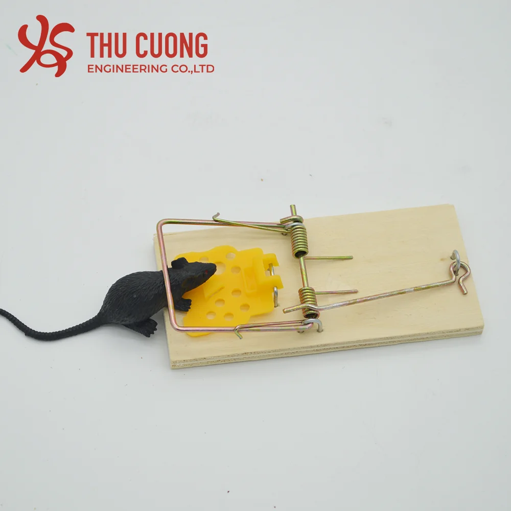 Best Seller Wooden Mouse trap Catching small Mice Various baits Safe Non-toxic Eco-friendly Indoor and Outdoor Easy to use Cheap