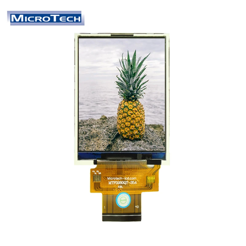 40PIN FPC 2.8inch tft lcd touch display screen For MCU(P) Interface