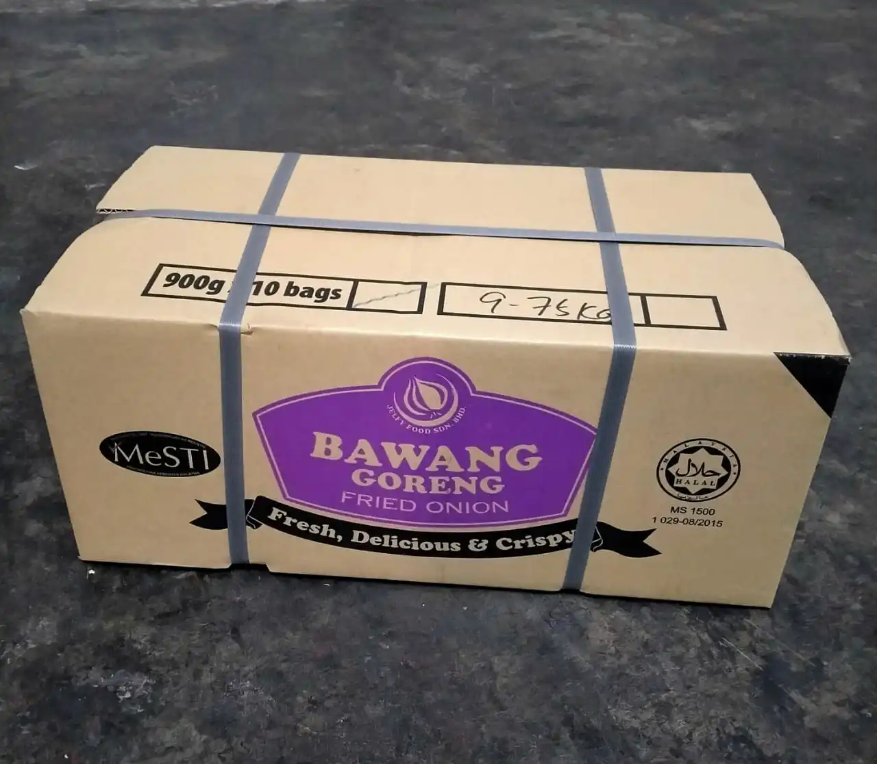 Recommended Food Garnishes Crispy Fried Shallots From Malaysia 900g Fried Onion in Plastic Packaging