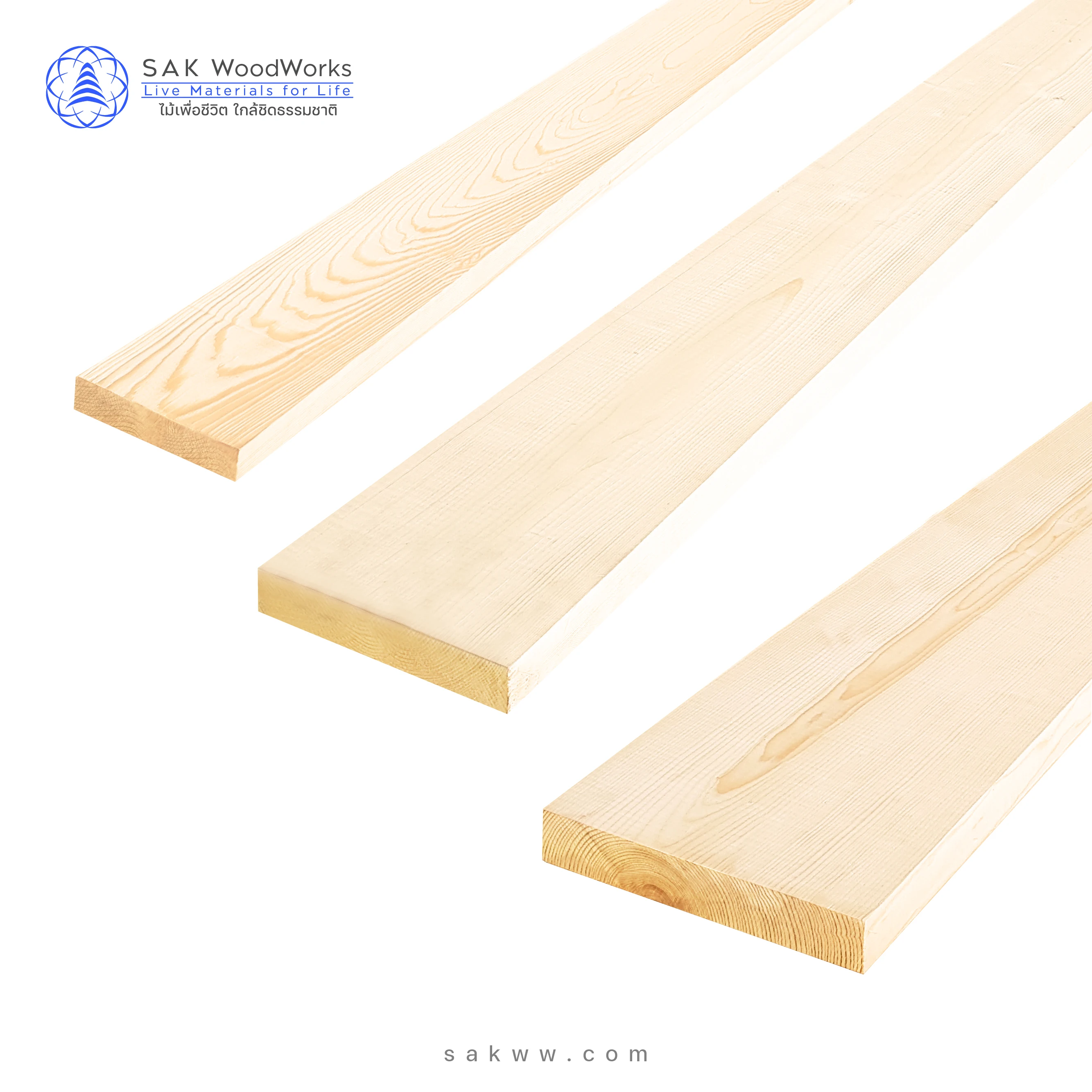 Best-Price Durable Northern White Russian Pine Spruce Timber 20 x 195 x 3000mm for Versatile Use by SAK WoodWorks