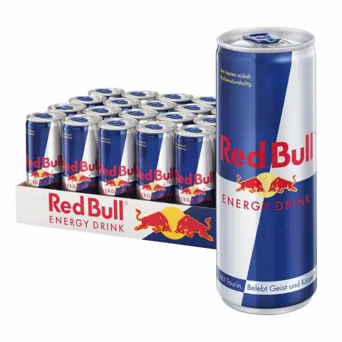 Bulk Germany  Red Bull / Redbull Classic 250ml, 500ml for sale