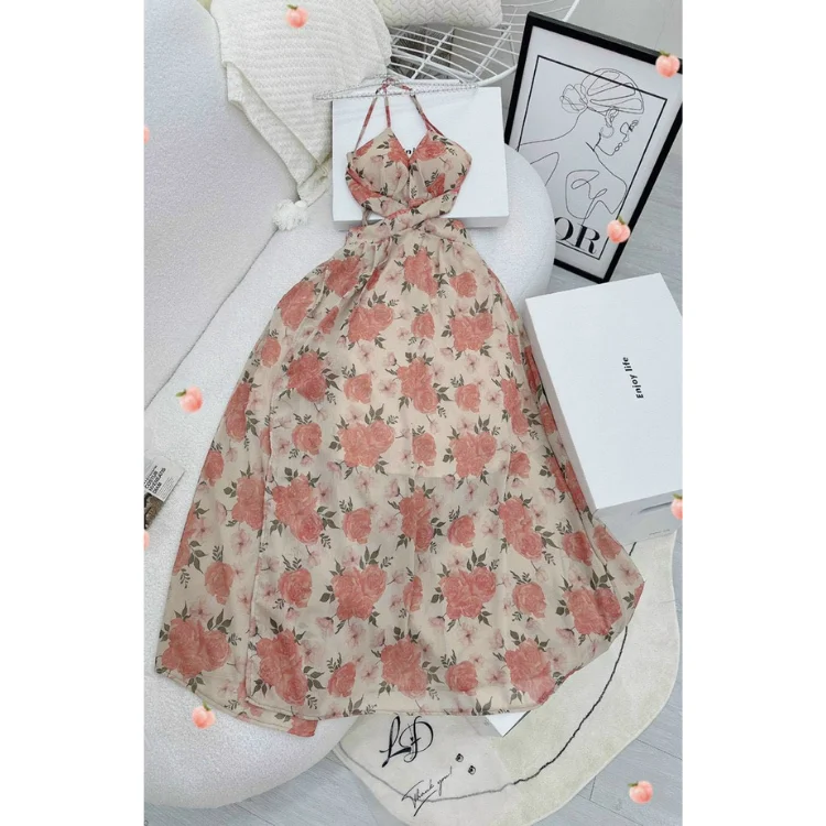 Maxi Dress Summer Fast Delivery Breathable For Women Clothing Luxury Design Custom Size Vietnamese Manufacturer