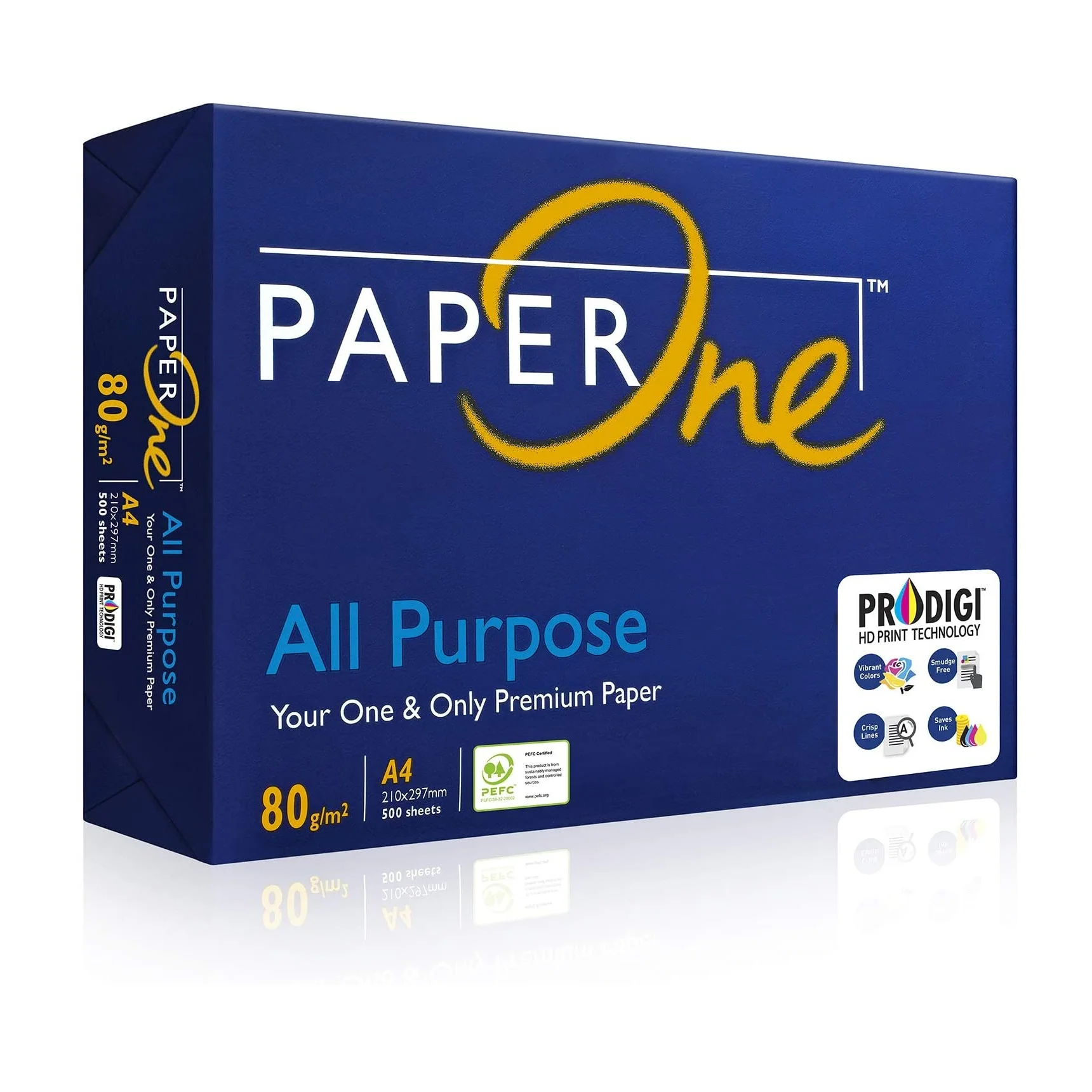 PAPERONE A4 COPIER PAPER WHITE (210MM X 297MM) (500 SHEETS)