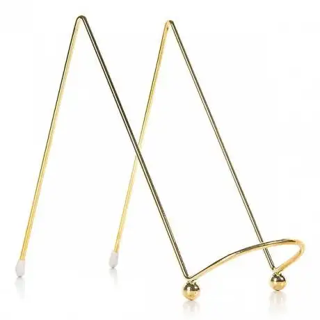 Золотая блестящая станковая подставка для