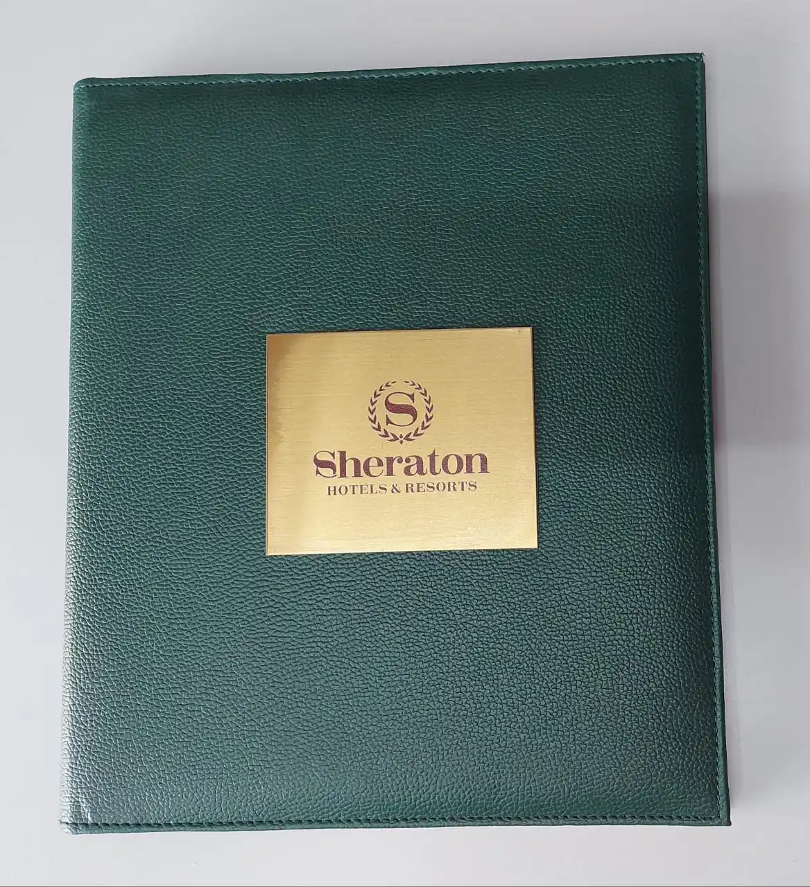 Indian Exporter Offers Best Quality Black Restaurant Menu Cover Wholesale Price Cheap Metal Folder for Hotel Use