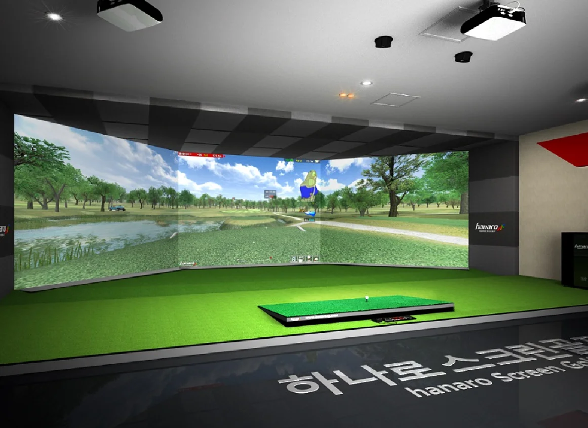 3D Full HD Hanaro Vision Plus 3S (Screen Golf Simulator) Hot Sales Innovation Functional New Concept