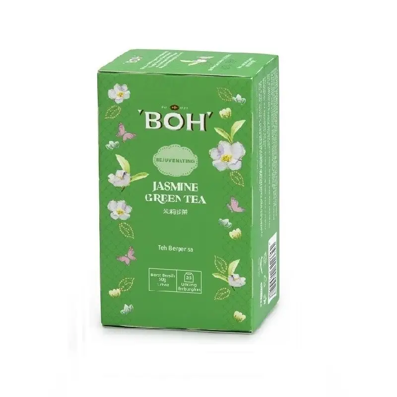 BOH ALTERNATIVE HERBAL TEA [JASMINE GREEN TEA] TEABAG ORIGINAL CAMERON HIGHLANDS MALAYSIA WHOLESALER