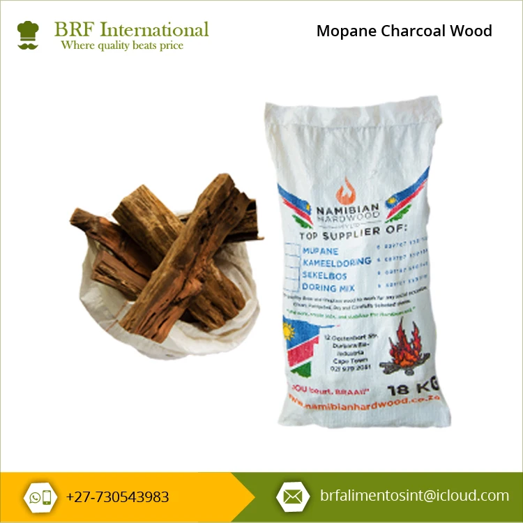 High in Heat & Easy Burning Mopane Charcoal Hardwood from Trusted South African Manufacturer