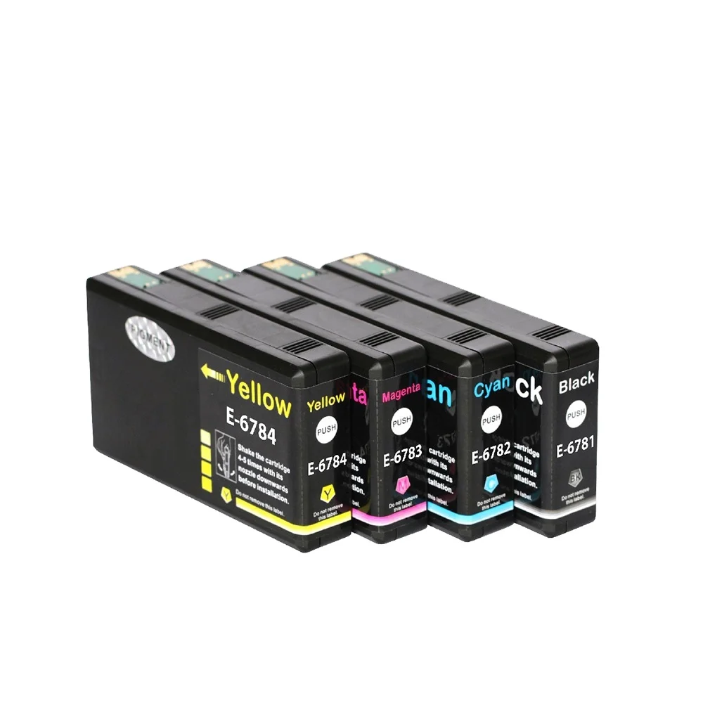 Tatrix T6781 T6782 T6783 T6784 Color Compatible Printer Ink Cartridge for Epson WorkForce Pro WP-4011 WP-4091