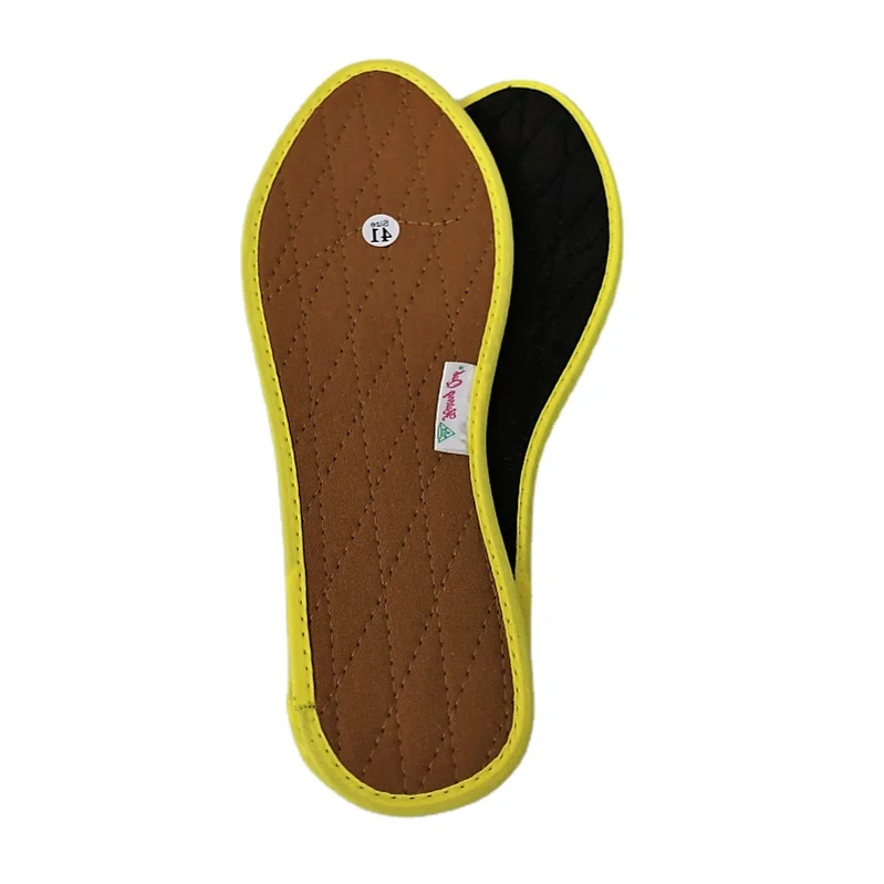 Insoles Natural Cinnamon Super Breathable and Absorbent Shoe Insoles with Unique Design