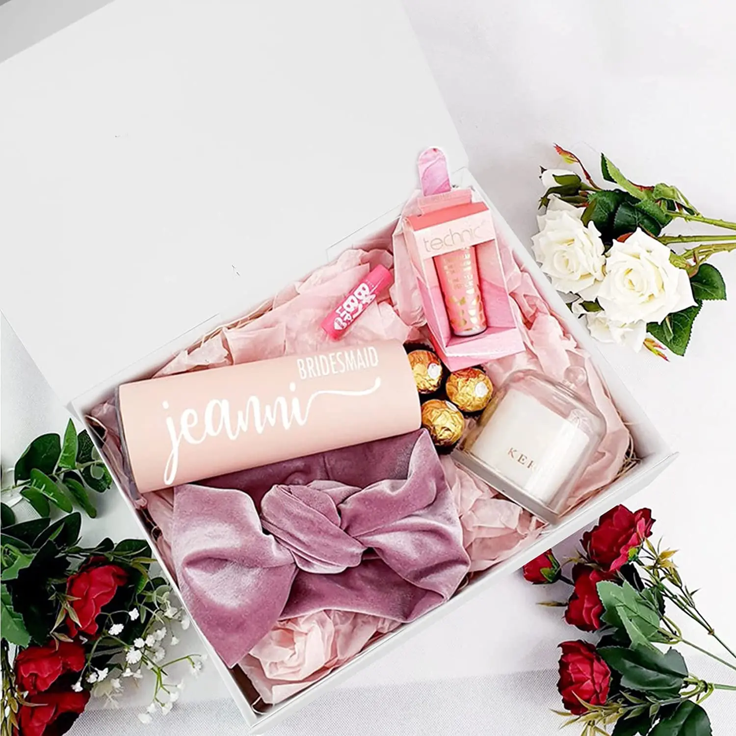 Large Brown Collapsible Gift Box Foldable Box with Magnetic Closure Lids for Most Holiday Occasions