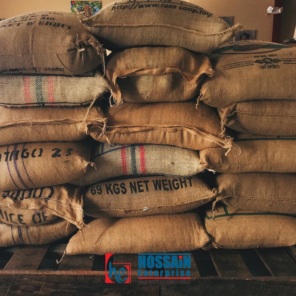 Bangladeshi Craftmanship by Trusted Supplier Hossain Enterprise Durable Sustainable 100% Jute Sacking Bag Wholesale Custom Sizes