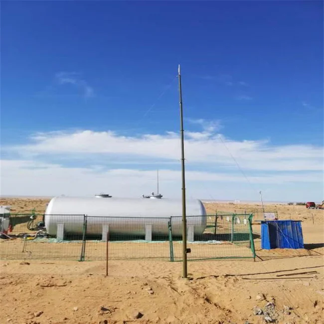 new designed portable Telecommunication antenna aluminum extendable cctv Antenna camera pneumatic tripod telescoping mast pole