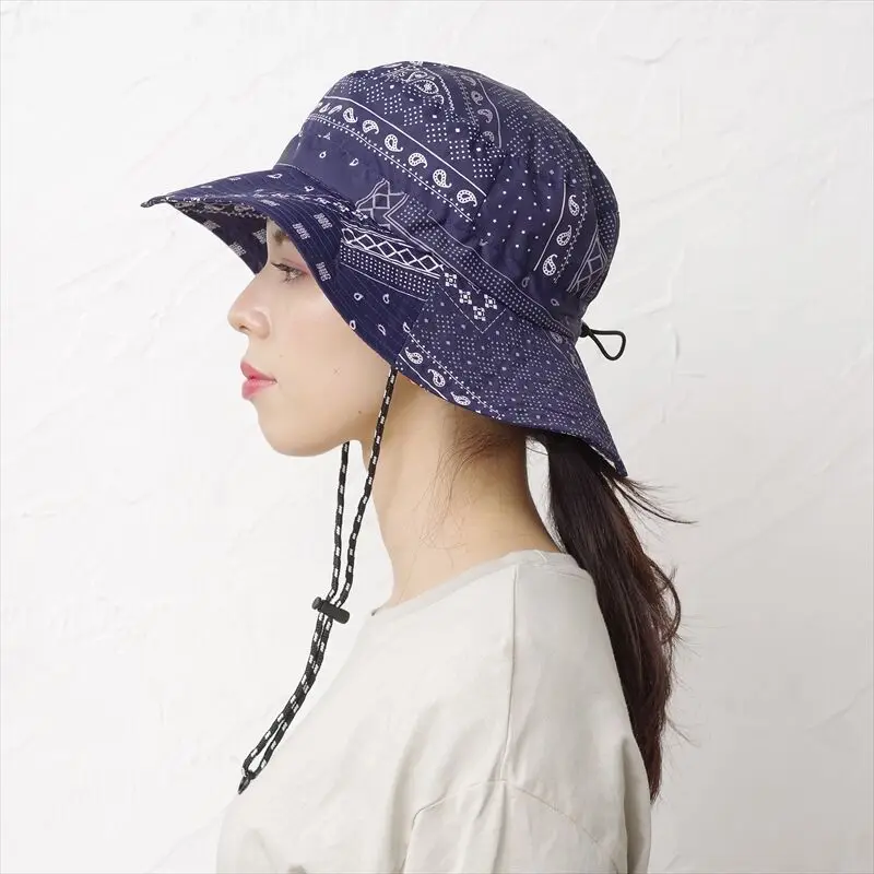 peach drop bandana rain UV hat