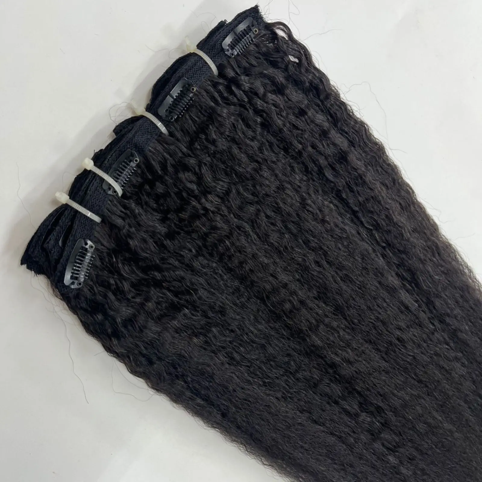 Relax yaki straight- kinky hair beautiful hair extension Raw Vietnamese human hair - wig making - frontal wig.